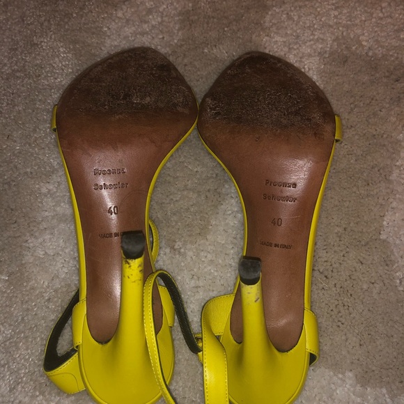 Proenza schouler yellow sandals size 40 - Picture 5 of 8